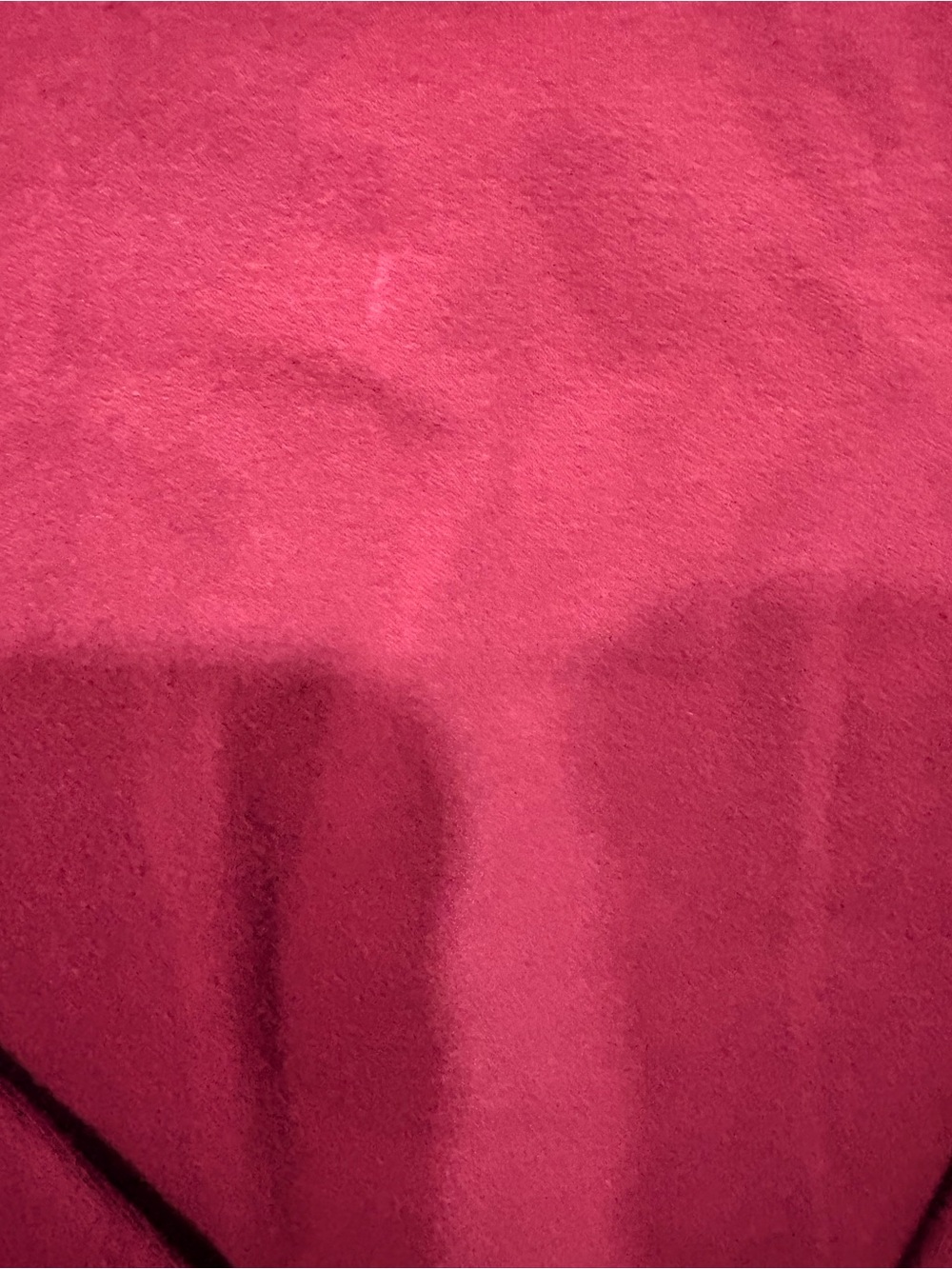 Vintage Layered-Look V-Neck Fooler Sweater with Striped Collar - Burgundy. Large - Picture 12 of 12